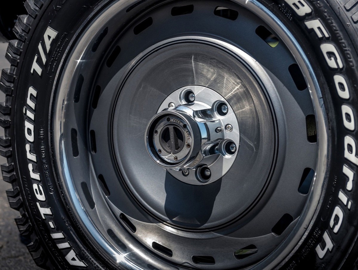 CHEVY GMC 4x4 6 LUG 15x8 15" TRUCK RALLY WHEEL HUB CENTER CAPS BOLT ON SET NEW E - Foto 2