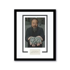 Ai Weiwei "Sunflower Seeds" AUTOGRAPH Signed Custom Framed 11x14 Display J ACOA