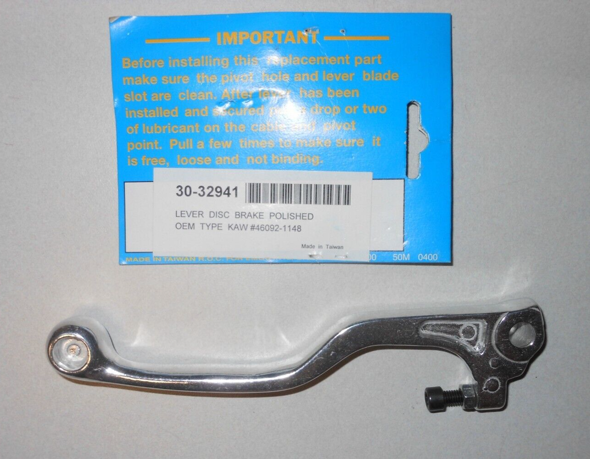 NOS Emgo Front Brake Lever Fits: Kawasaki 1989 KDX200 191 KDX250
