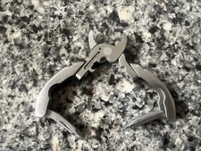 SWISS+TECH ST50016 Polished Stainless Steel 9-in-1 Micro Pocket Multitool With