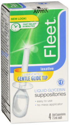 #ad Fleet Liquid Glycerin Suppositories Adult Constipation 7.5 ml $11.54
