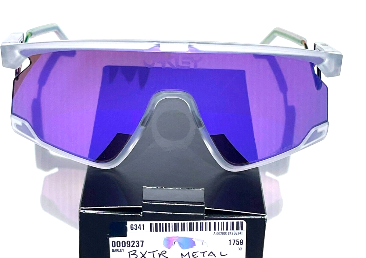 NEW Oakley BXTR Metal Matte Clear PRIZM Violet Purple Lens