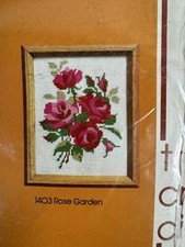 The Creative Circle Embroidery Kit New in Package Kit No. 1403 Rose Garden