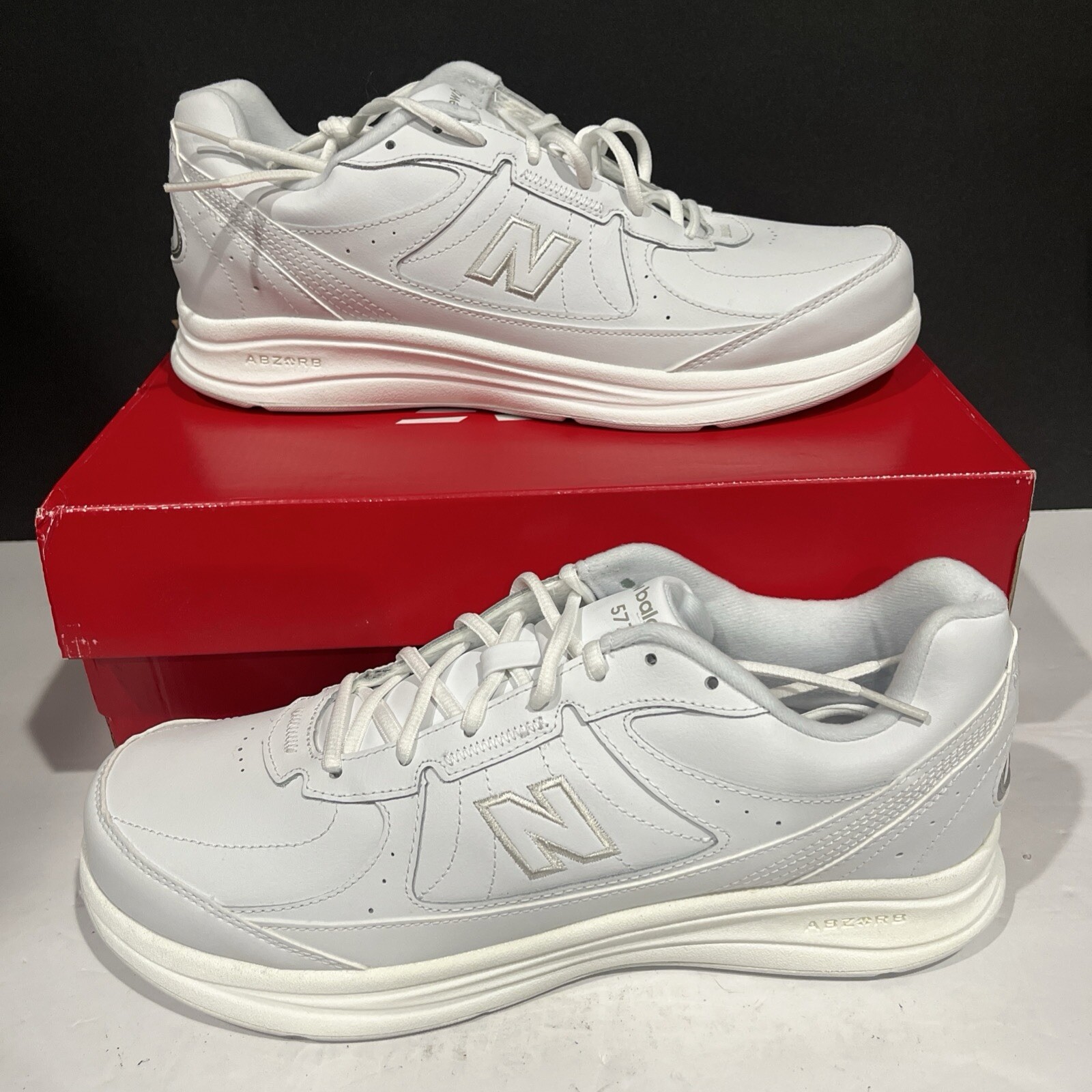 New Balance 577V1 Walking Men’s Size 11.5D White Sneakers Athletic Shoes