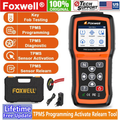 TPMS Relearn Activation Tire Pressure Sensor Programming Reset Diagnostic Tool
