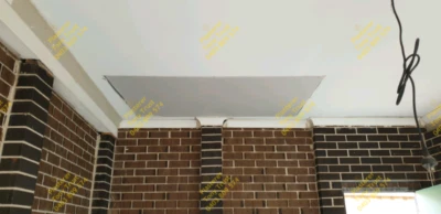 Ceiling Repairs Garage Wall Holes Knocked Holes Fan Hole
