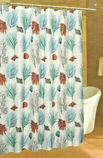 Caribbean Joe Isle Shower Curtain Fabric Beach Summer House Tropical Coastal