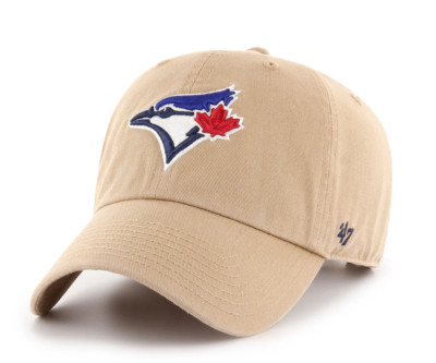 Toronto Blue Jays  47 Brand Khaki Clean Up Adjustable Dad Hat