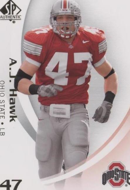 2010 SP Authentic A.J. Hawk #1 - 1 of 2