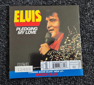 Elvis Presley Way Down/Pledging My Love 18 UK #1 LIMITED NUMBERED EDITION