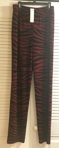 Black Tiger Stripe Slinky Knit Pants | eBay