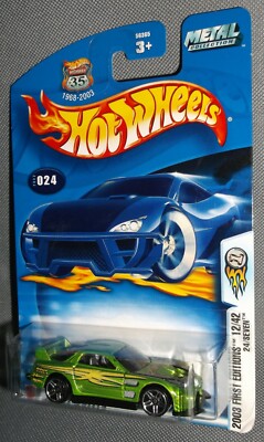 Hot Wheels 2003 #024 First Editions #12 of 42 24 Seven Green
