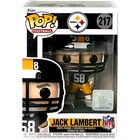 Funko Pop! NFL #217 Legends Jack Lambert Steelers Vinyl Figure Vaulted