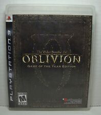 OBLIVION THE ELDER SCROLLS IV GAME OF THE YEAR PS3 SONY PLAYSTATION 3 VIDEO GAME