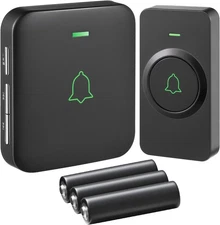 Wireless Door Bell, BA-11 Waterproof Battery Operated Doorbell Chime