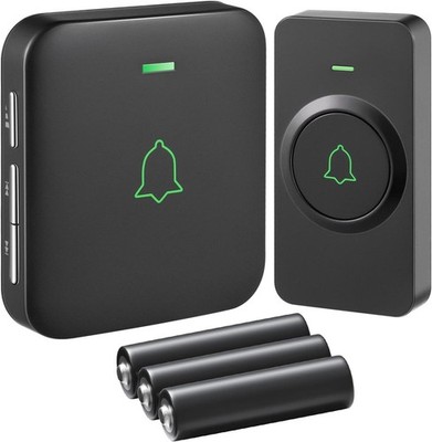 Wireless Door Bell, BA-11 Waterproof Battery Operated Doorbell Chime