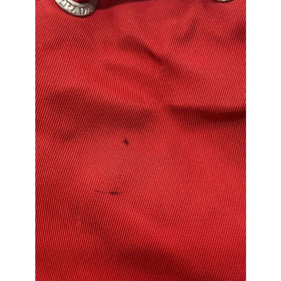 PRADA Drawstring Pouch Nylon Red Authentic Women … - image 8