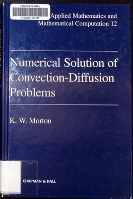Numerical solution of convection-diffusion problems K.W. Morton. Aqueous acid-ba