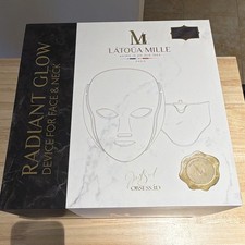 L toua Mille Radiant Glow Face  Neck Light Therapy Device EMS, 7 Settings