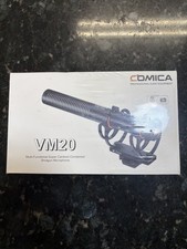 Comica VM20 Supercardioid Condenser Shotgun Microphone Black