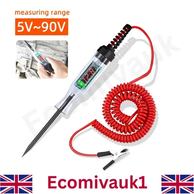 BRANDED Car Circuit Tester Pen Auto Fuse Test Probe Light Tool For 6V 12V 24V DC Voltage