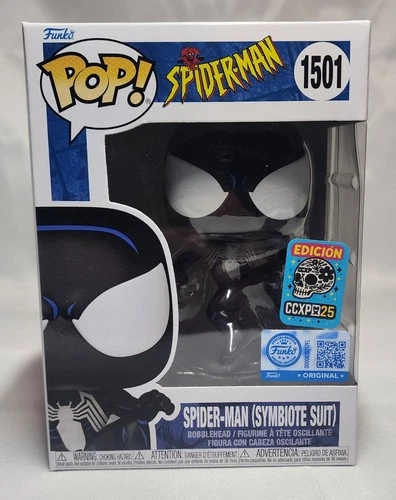 Funko Pop Spider-man Symbiote Suit #1501 CCXP Mexico Comic Con 2025 Edition