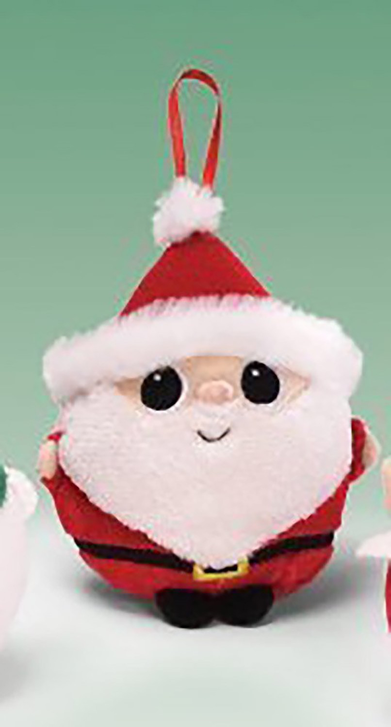 Плюшевое украшение в виде животного Gund Jeepers Peepers - Санта Клаус, 4