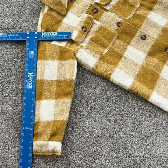 Universal Thread Dragon Moss Plaid ButtonFront Sh… - image 10