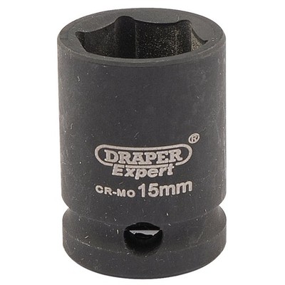 Draper Expert 15mm 1cmD 6 Punkt Steckschlüssel Standard Länge Hi-Torq 06875