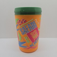 Vintage Conoco Safari Side Kick 34 oz Refillable Travel Mug Cup 90s