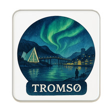 Tromso, Norway Fridge Magnet: Cute Handmade Travel Souvenir Gift