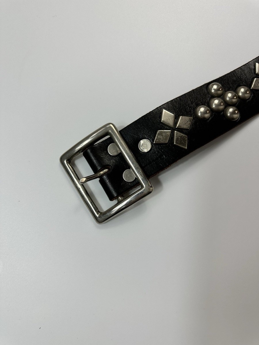Hollywood Trading Company Leather Studded Belt HTC MEN'S 104 Size