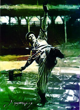 Mordecai Brown 20 Authentic Artist Signed Limited Edition Art Print Card 32 / 50