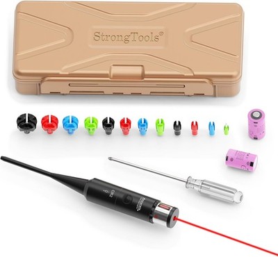 Red or Green BoreSighter 177 to 12GA Caliber Rifle Scope Handgun red laser 