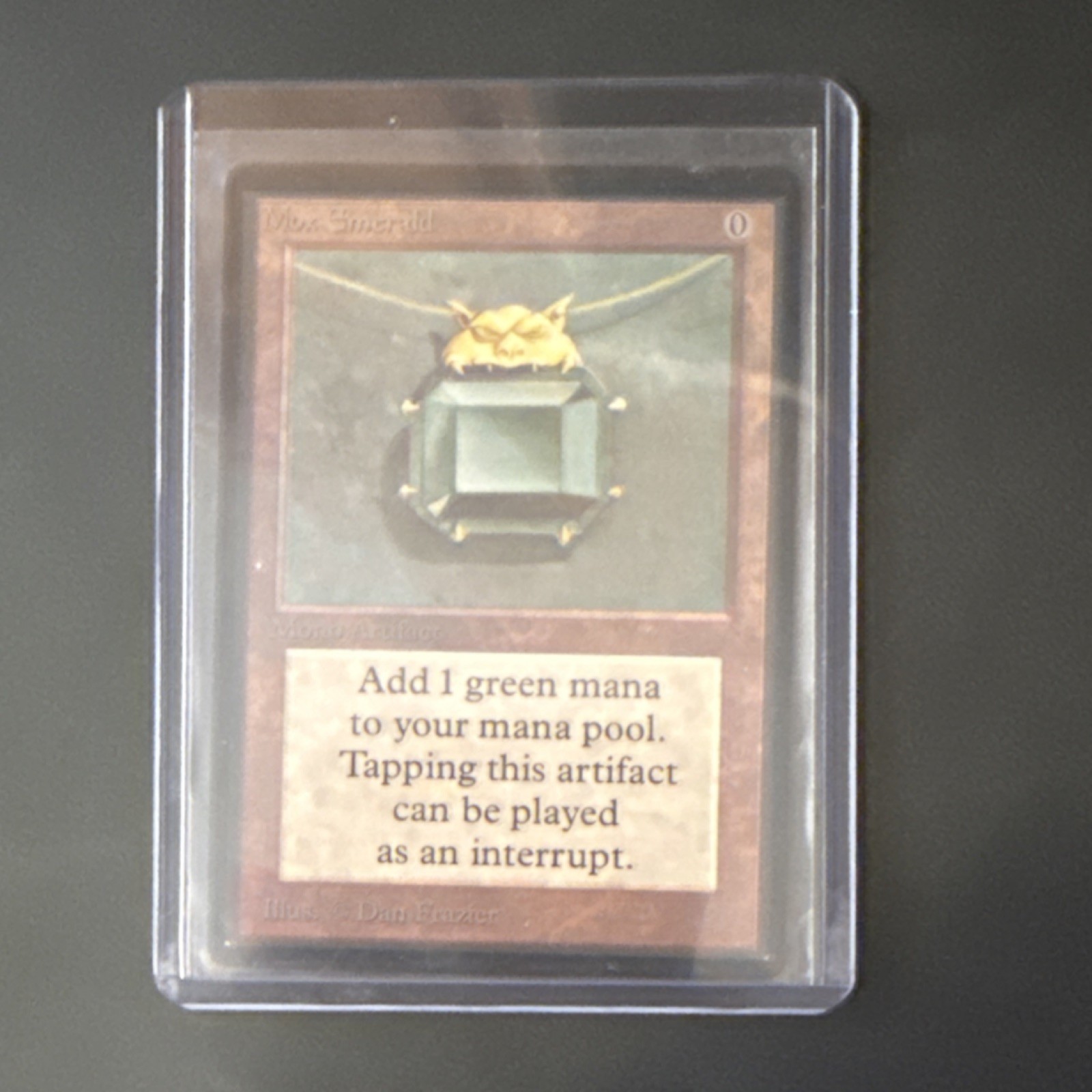 Magic: The Gathering Mox Emerald Beta Artifact Card Wizards of the Coast