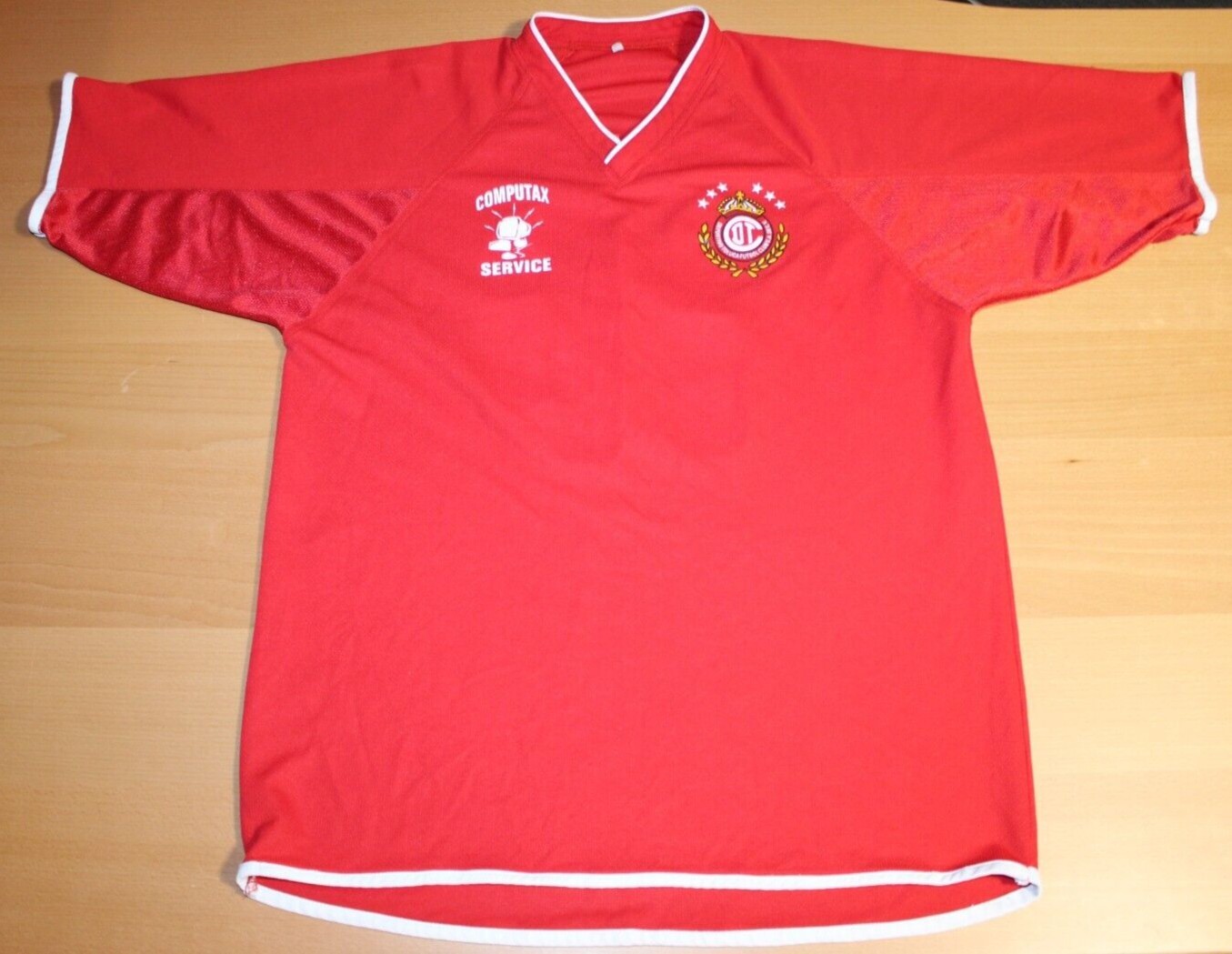 Deportivo Toluca Football Club #19 Jersey Shirt Top Large Soccer Futbol Red