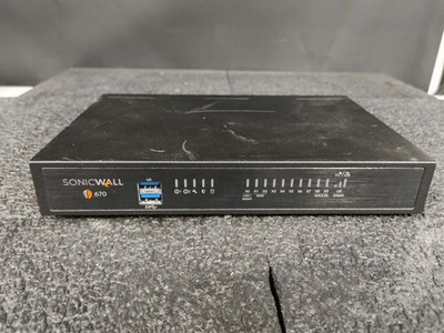 SonicWall TZ670 APL62-0F7 Hardware Firewall/VPN Appliance