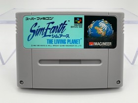 SIMEARTH Sim Earth Super Famicom With Box & Manual US Seller SFC1097