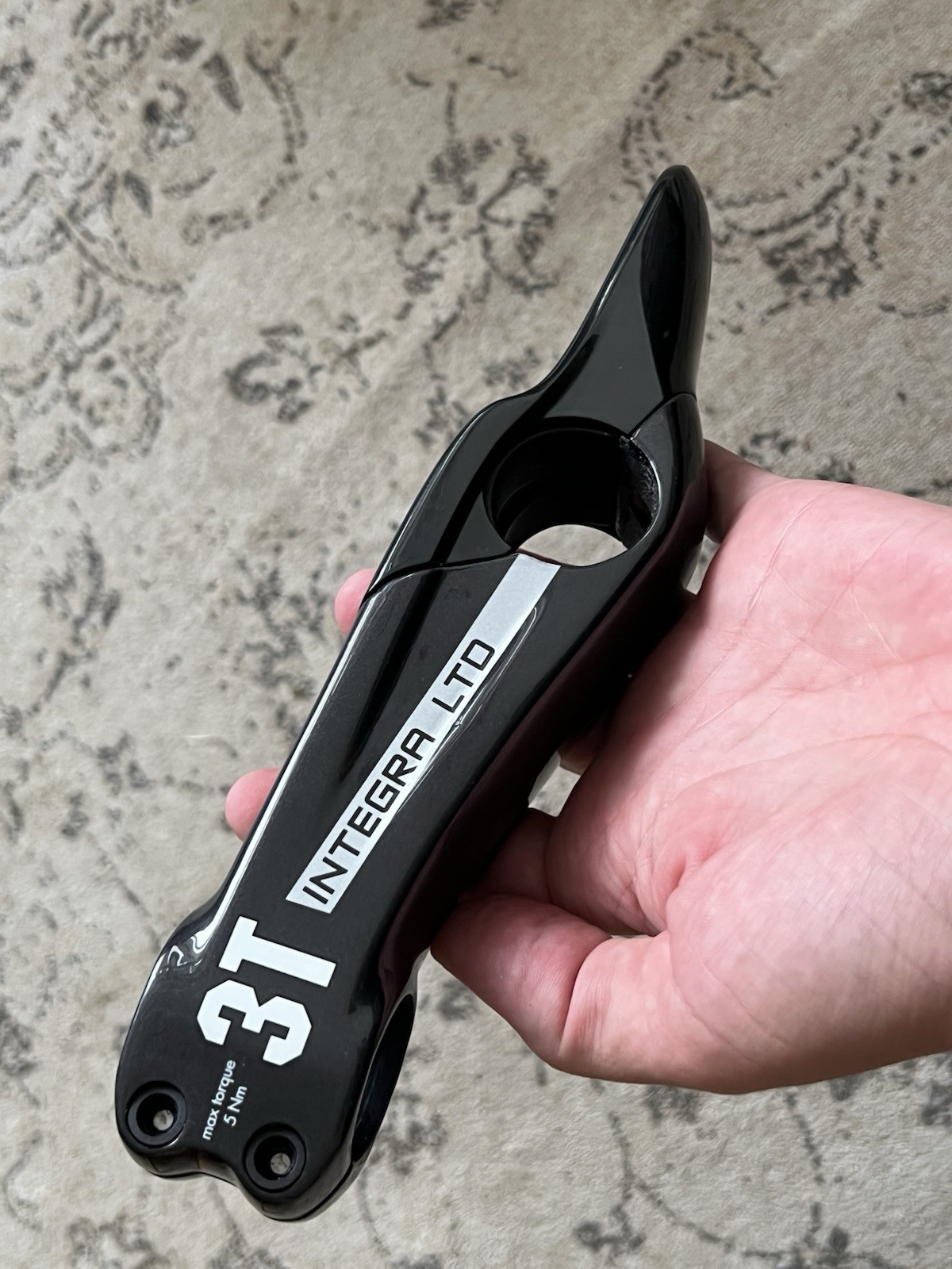 3t Integra Ltd Carbon Vorbau Integrated Garmin Mount Aero Fixie