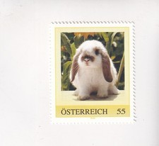 AUSTRIA Postage stamp PM RABBIT Pets Animals Mint