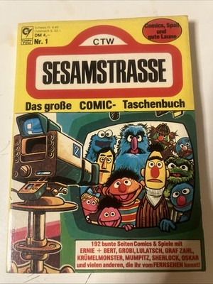 Sesamstraße, Das Große Comic Taschenbuch Nr. 1 Sehr Guter Zustand