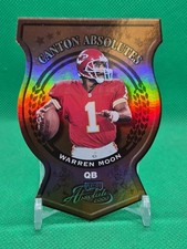 2000 PLAYOFF FOOTBALL- WARREN MOON- DIE CUT- CANTON ABSOLUTES- CHIEFS