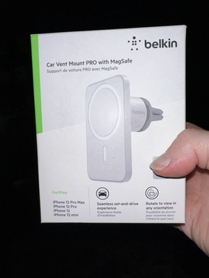 Belkin Car Vent Mount PRO for MagSafe for Apple iPhone Smartphones - Gray