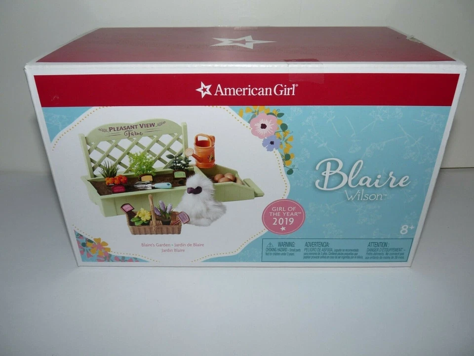 American Girl Doll Blaire's Garden Set NEW!! Retired Silkie Chicken