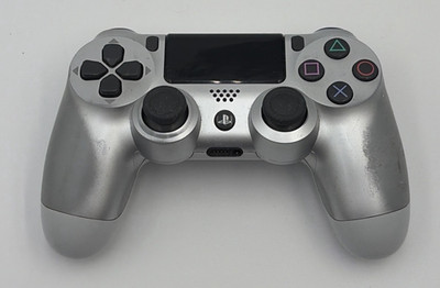 DualShock 4 Wireless Controller for PlayStation 4 - Silver PS4- TESTED