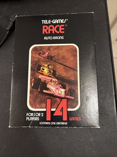 Atari 2600 Sears Tele-Games RACE Big Box With Driving Paddles Complete & Manual - Picture 7 of 18