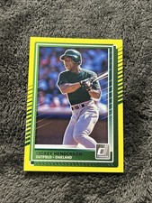 2024 Panini Donruss Baseball Rickey Henderson #7 Yellow Flood