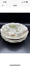 4 J&G MEAKIN Welcome Home English Staffordshire 6.5” Soup/ Cereal Bowls Granny