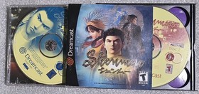 Shenmue Sega Dreamcast CIB 4 Discs Manual Passport Tested Good Condition