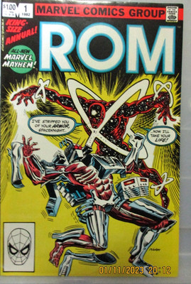 ROM, ANNUAL, #1,''IT CAME FROM  BEYOND the STARS'' MARVEL COMICS GROUP COMICS BOOK